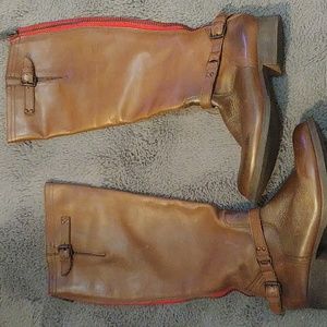 Brown leather Steve Madden Boots